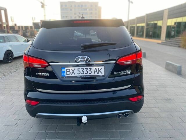 Черный Хендай Санта Фе, объемом двигателя 2.2 л и пробегом 250 тыс. км за 18500 $, фото 1 на Automoto.ua