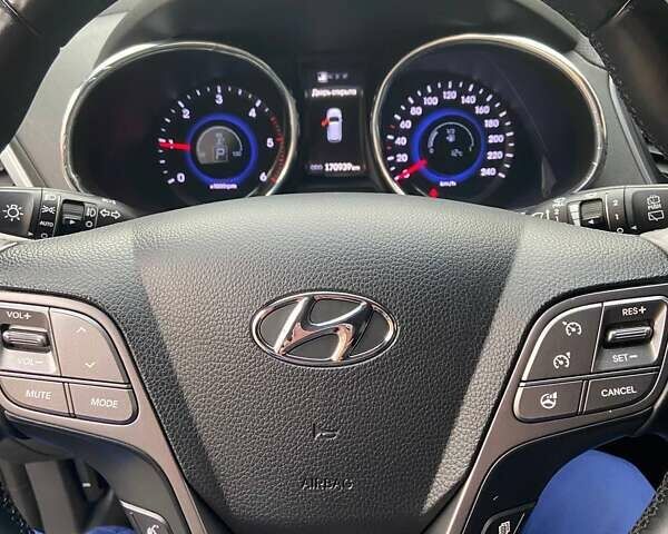 Черный Хендай Санта Фе, объемом двигателя 2.2 л и пробегом 169 тыс. км за 17200 $, фото 3 на Automoto.ua