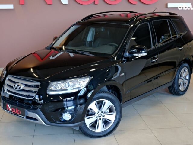 Черный Хендай Санта Фе, объемом двигателя 2 л и пробегом 162 тыс. км за 11900 $, фото 1 на Automoto.ua