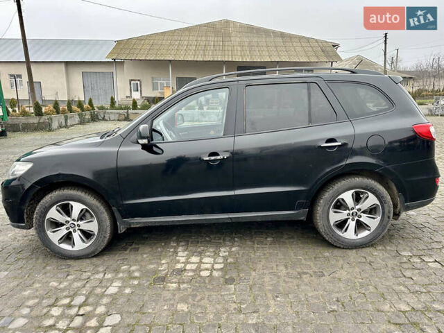 Черный Хендай Санта Фе, объемом двигателя 2.2 л и пробегом 310 тыс. км за 12900 $, фото 3 на Automoto.ua