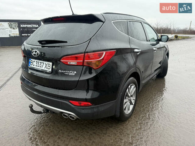 Черный Хендай Санта Фе, объемом двигателя 2.2 л и пробегом 152 тыс. км за 16500 $, фото 4 на Automoto.ua