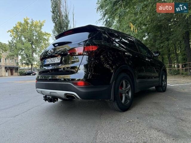 Черный Хендай Санта Фе, объемом двигателя 2.4 л и пробегом 158 тыс. км за 14500 $, фото 3 на Automoto.ua