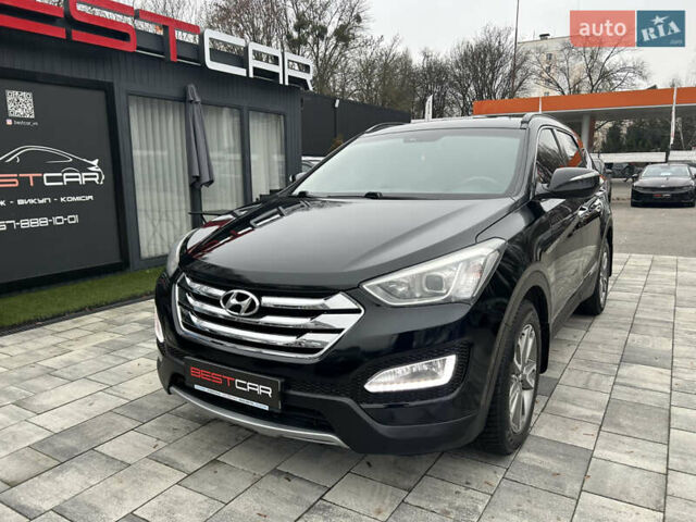Черный Хендай Санта Фе, объемом двигателя 2.2 л и пробегом 190 тыс. км за 14900 $, фото 3 на Automoto.ua