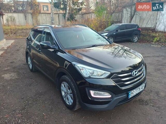 Черный Хендай Санта Фе, объемом двигателя 2.36 л и пробегом 223 тыс. км за 14800 $, фото 2 на Automoto.ua