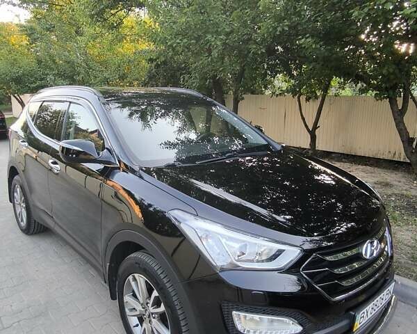 Черный Хендай Санта Фе, объемом двигателя 2.2 л и пробегом 162 тыс. км за 19490 $, фото 2 на Automoto.ua