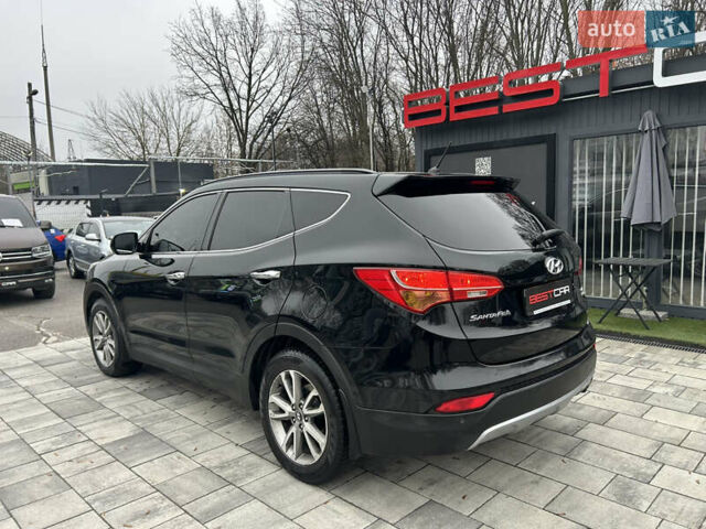 Черный Хендай Санта Фе, объемом двигателя 2.2 л и пробегом 190 тыс. км за 14900 $, фото 15 на Automoto.ua