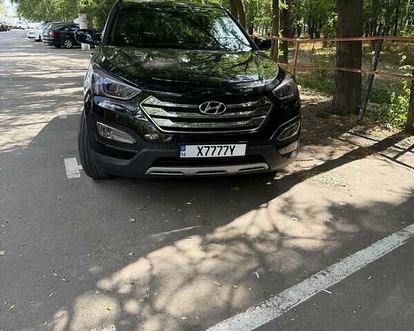 Черный Хендай Санта Фе, объемом двигателя 2.4 л и пробегом 158 тыс. км за 14500 $, фото 6 на Automoto.ua