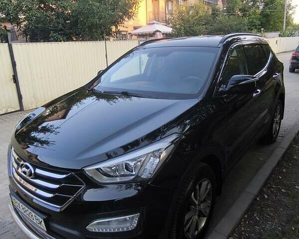 Черный Хендай Санта Фе, объемом двигателя 2.2 л и пробегом 162 тыс. км за 19490 $, фото 1 на Automoto.ua