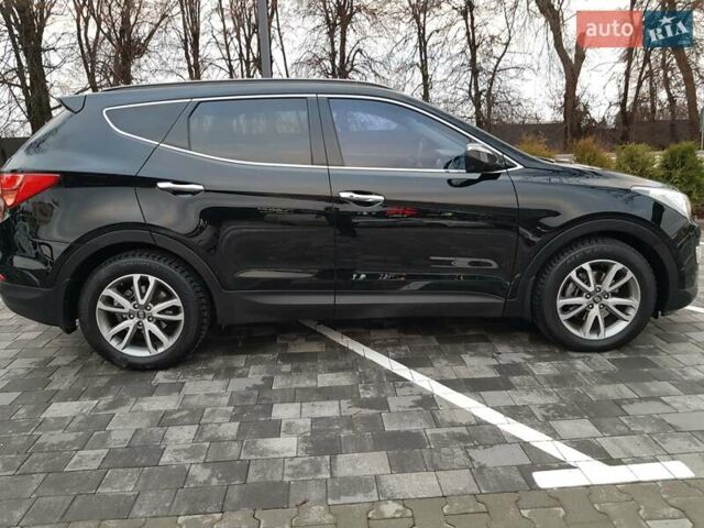 Черный Хендай Санта Фе, объемом двигателя 2.2 л и пробегом 159 тыс. км за 15900 $, фото 4 на Automoto.ua