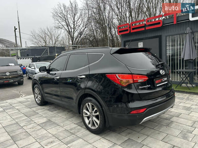 Черный Хендай Санта Фе, объемом двигателя 2.2 л и пробегом 190 тыс. км за 14900 $, фото 16 на Automoto.ua