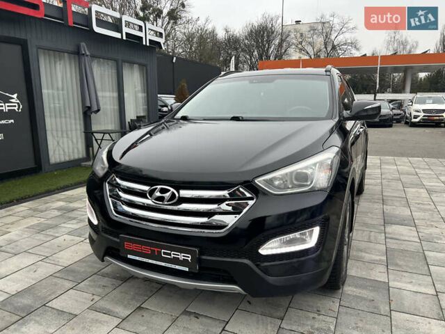 Черный Хендай Санта Фе, объемом двигателя 2.2 л и пробегом 190 тыс. км за 14900 $, фото 4 на Automoto.ua