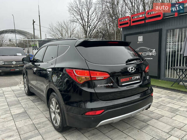 Черный Хендай Санта Фе, объемом двигателя 2.2 л и пробегом 190 тыс. км за 14900 $, фото 14 на Automoto.ua