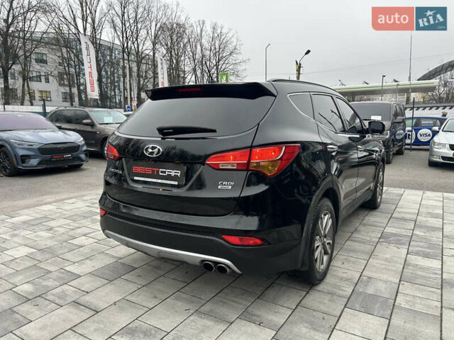Черный Хендай Санта Фе, объемом двигателя 2.2 л и пробегом 190 тыс. км за 14900 $, фото 11 на Automoto.ua