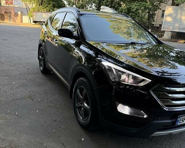 Черный Хендай Санта Фе, объемом двигателя 2.4 л и пробегом 158 тыс. км за 14500 $, фото 5 на Automoto.ua