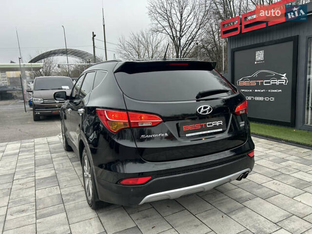 Черный Хендай Санта Фе, объемом двигателя 2.2 л и пробегом 190 тыс. км за 14900 $, фото 13 на Automoto.ua