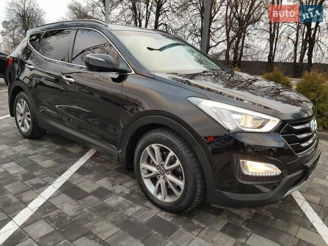 Черный Хендай Санта Фе, объемом двигателя 2.2 л и пробегом 159 тыс. км за 15900 $, фото 3 на Automoto.ua