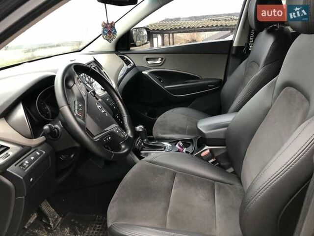 Черный Хендай Санта Фе, объемом двигателя 2.4 л и пробегом 158 тыс. км за 14500 $, фото 14 на Automoto.ua