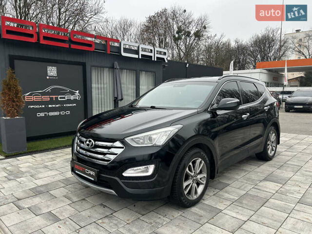 Черный Хендай Санта Фе, объемом двигателя 2.2 л и пробегом 190 тыс. км за 14900 $, фото 1 на Automoto.ua