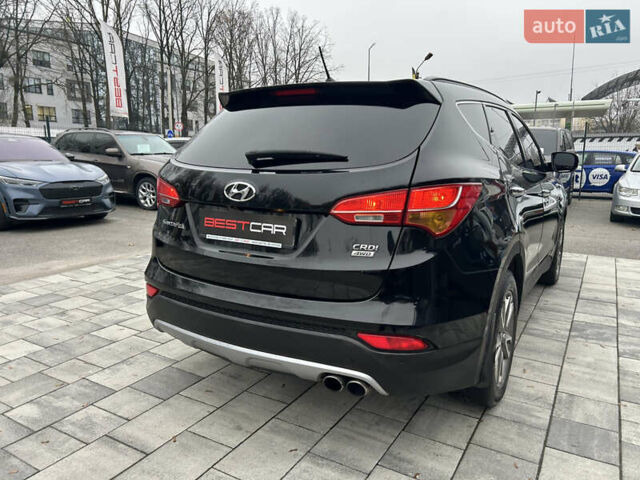 Черный Хендай Санта Фе, объемом двигателя 2.2 л и пробегом 190 тыс. км за 14900 $, фото 12 на Automoto.ua