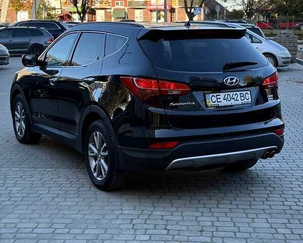 Черный Хендай Санта Фе, объемом двигателя 2.2 л и пробегом 151 тыс. км за 15900 $, фото 4 на Automoto.ua