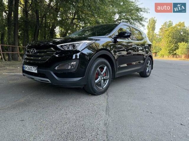 Черный Хендай Санта Фе, объемом двигателя 2.4 л и пробегом 158 тыс. км за 14500 $, фото 2 на Automoto.ua
