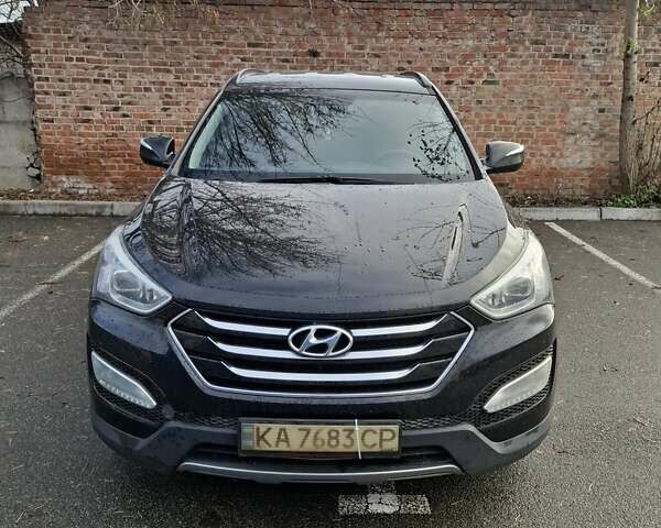 Черный Хендай Санта Фе, объемом двигателя 2.2 л и пробегом 215 тыс. км за 15500 $, фото 1 на Automoto.ua