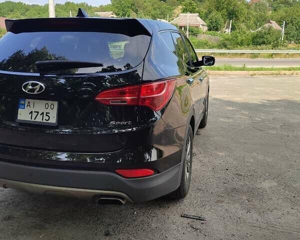 Черный Хендай Санта Фе, объемом двигателя 2.36 л и пробегом 168 тыс. км за 13000 $, фото 2 на Automoto.ua