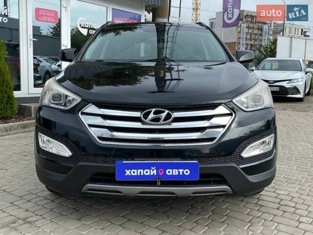 Черный Хендай Санта Фе, объемом двигателя 2.36 л и пробегом 150 тыс. км за 12700 $, фото 2 на Automoto.ua