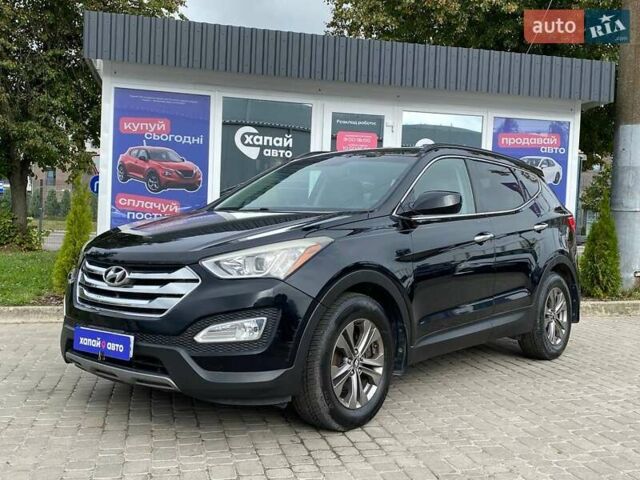 Черный Хендай Санта Фе, объемом двигателя 2.36 л и пробегом 150 тыс. км за 12700 $, фото 1 на Automoto.ua