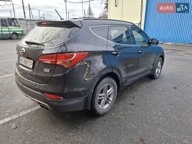 Черный Хендай Санта Фе, объемом двигателя 2.2 л и пробегом 215 тыс. км за 15500 $, фото 6 на Automoto.ua