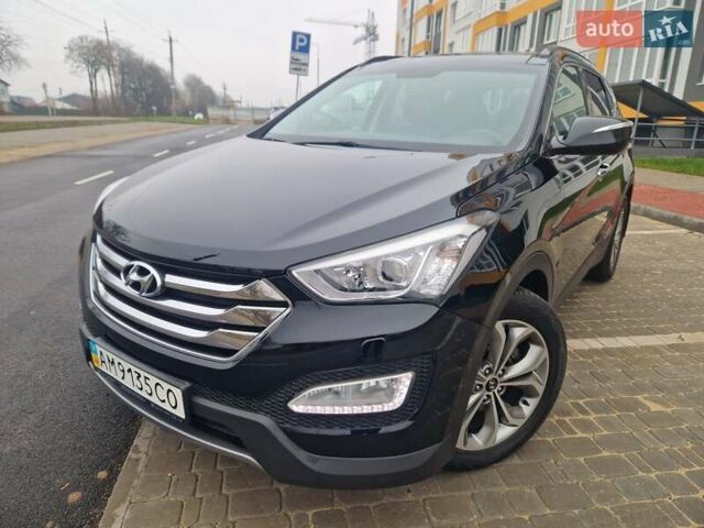 Черный Хендай Санта Фе, объемом двигателя 2.2 л и пробегом 94 тыс. км за 20300 $, фото 1 на Automoto.ua