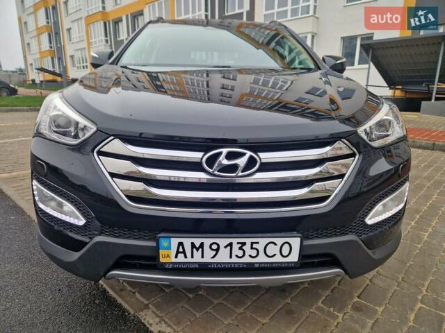 Черный Хендай Санта Фе, объемом двигателя 2.2 л и пробегом 94 тыс. км за 20300 $, фото 11 на Automoto.ua