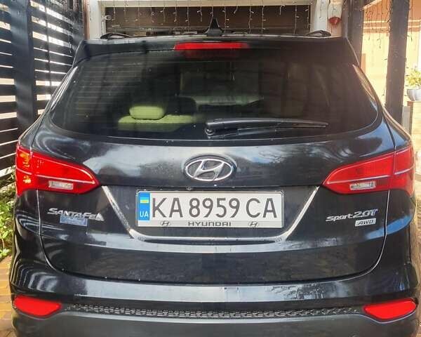 Черный Хендай Санта Фе, объемом двигателя 2 л и пробегом 141 тыс. км за 12800 $, фото 1 на Automoto.ua