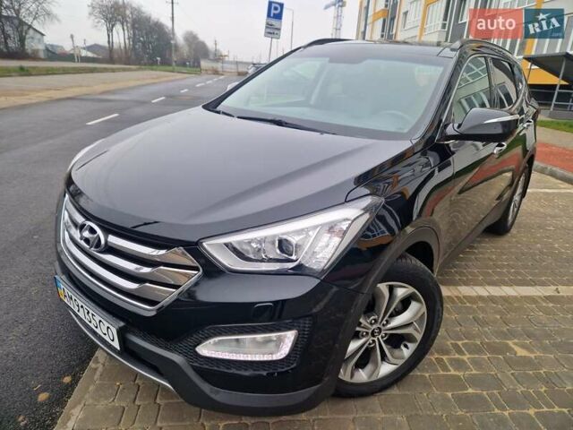 Черный Хендай Санта Фе, объемом двигателя 2.2 л и пробегом 94 тыс. км за 20300 $, фото 5 на Automoto.ua
