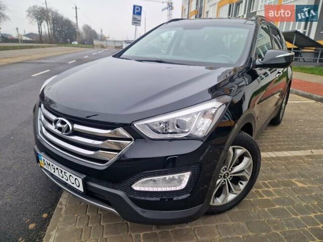 Черный Хендай Санта Фе, объемом двигателя 2.2 л и пробегом 94 тыс. км за 20300 $, фото 2 на Automoto.ua