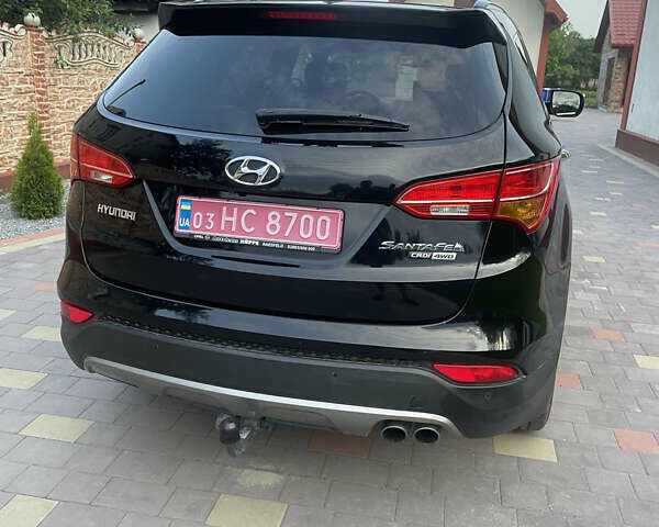 Черный Хендай Санта Фе, объемом двигателя 2.2 л и пробегом 255 тыс. км за 17500 $, фото 4 на Automoto.ua