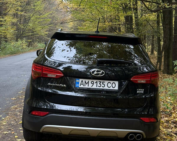 Хендай Санта Фе 2014 в Житомире на Automoto.ua Черный Хендай Санта Фе, объемом двигателя 2.2 л и пробегом 94 тыс. км за 19000 $, фото 4 на Automoto.ua