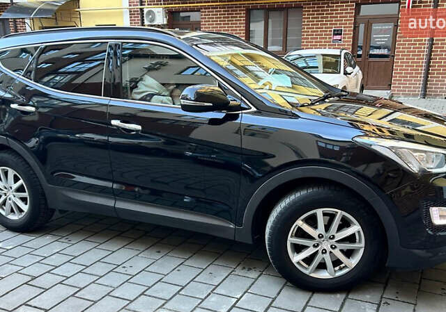 Чорний Хендай Санта Фе, об'ємом двигуна 2 л та пробігом 126 тис. км за 17500 $, фото 4 на Automoto.ua