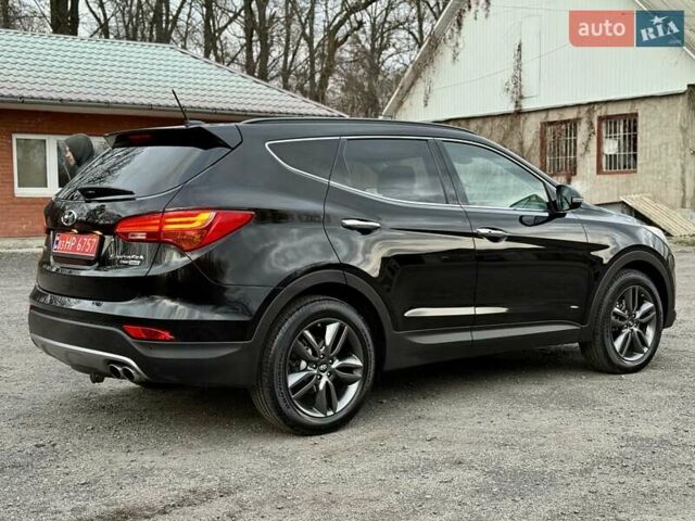 Черный Хендай Санта Фе, объемом двигателя 2.2 л и пробегом 129 тыс. км за 21877 $, фото 2 на Automoto.ua
