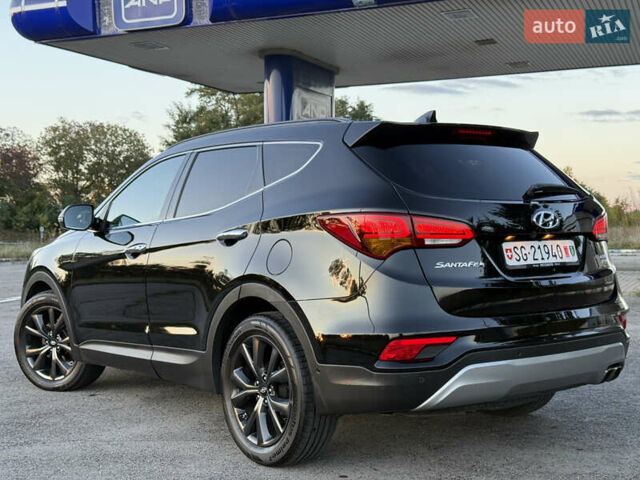 Черный Хендай Санта Фе, объемом двигателя 2.2 л и пробегом 179 тыс. км за 23300 $, фото 3 на Automoto.ua