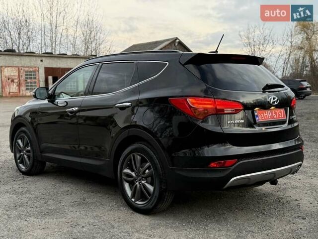 Черный Хендай Санта Фе, объемом двигателя 2.2 л и пробегом 129 тыс. км за 21877 $, фото 5 на Automoto.ua