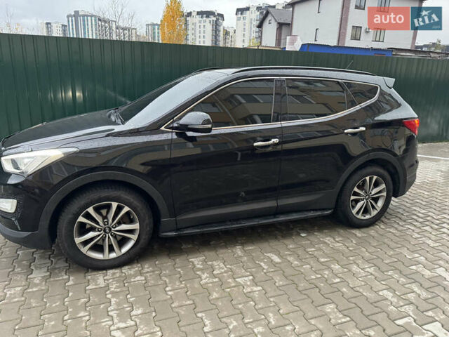 Черный Хендай Санта Фе, объемом двигателя 2 л и пробегом 180 тыс. км за 18200 $, фото 3 на Automoto.ua