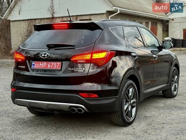 Черный Хендай Санта Фе, объемом двигателя 2.2 л и пробегом 129 тыс. км за 21877 $, фото 3 на Automoto.ua