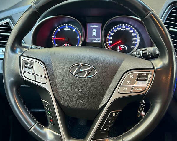 Чорний Хендай Санта Фе, об'ємом двигуна 2 л та пробігом 126 тис. км за 17500 $, фото 7 на Automoto.ua