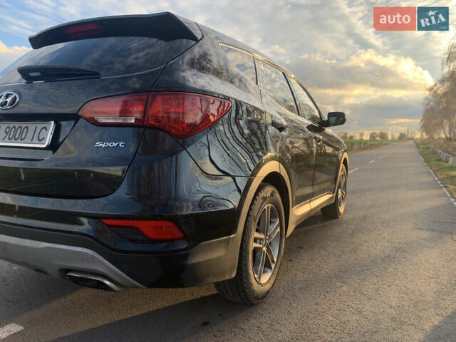 Черный Хендай Санта Фе, объемом двигателя 2.4 л и пробегом 296 тыс. км за 14750 $, фото 2 на Automoto.ua