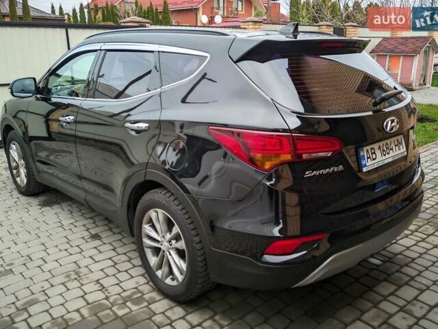 Черный Хендай Санта Фе, объемом двигателя 2 л и пробегом 200 тыс. км за 19500 $, фото 6 на Automoto.ua