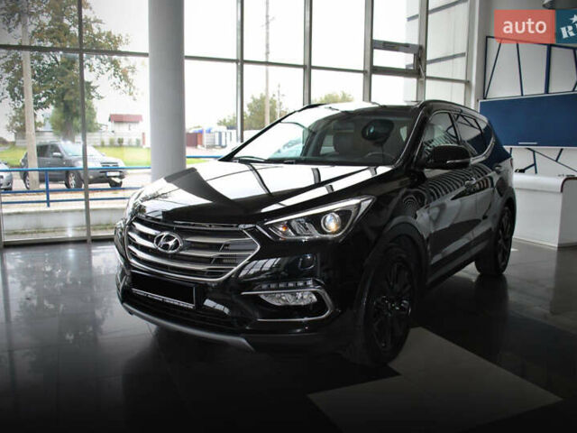Черный Хендай Санта Фе, объемом двигателя 2.2 л и пробегом 130 тыс. км за 23500 $, фото 4 на Automoto.ua