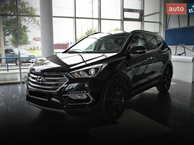 Черный Хендай Санта Фе, объемом двигателя 2.2 л и пробегом 130 тыс. км за 23500 $, фото 3 на Automoto.ua