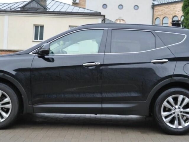 Черный Хендай Санта Фе, объемом двигателя 2 л и пробегом 100 тыс. км за 8300 $, фото 3 на Automoto.ua