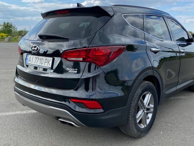 Черный Хендай Санта Фе, объемом двигателя 2.4 л и пробегом 220 тыс. км за 15600 $, фото 6 на Automoto.ua